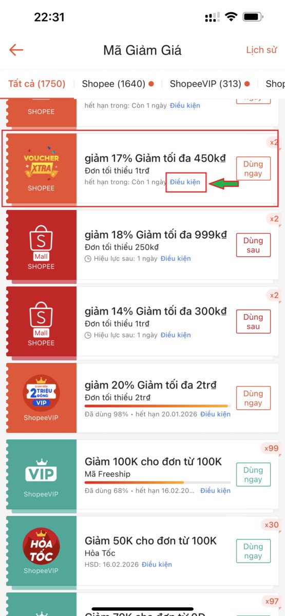 Kho Voucher Shopee
