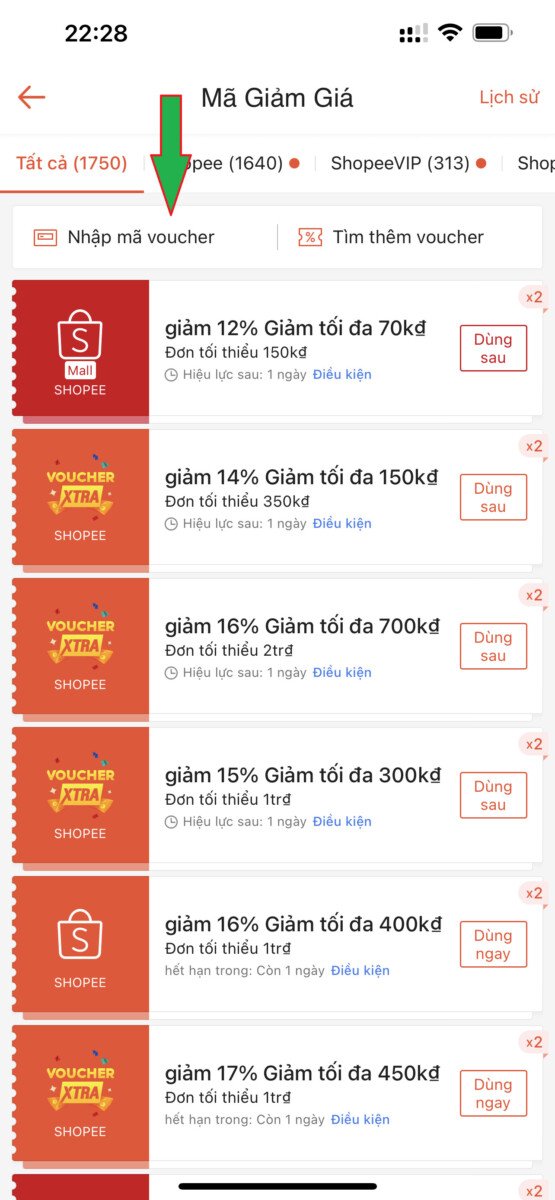 Kho Voucher Shopee