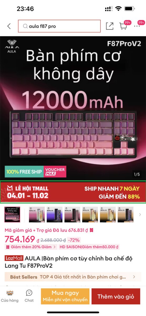 Khuyen Mai Tmall Lazada