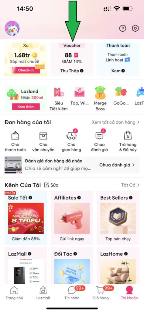 ma giam gia Lazada 3