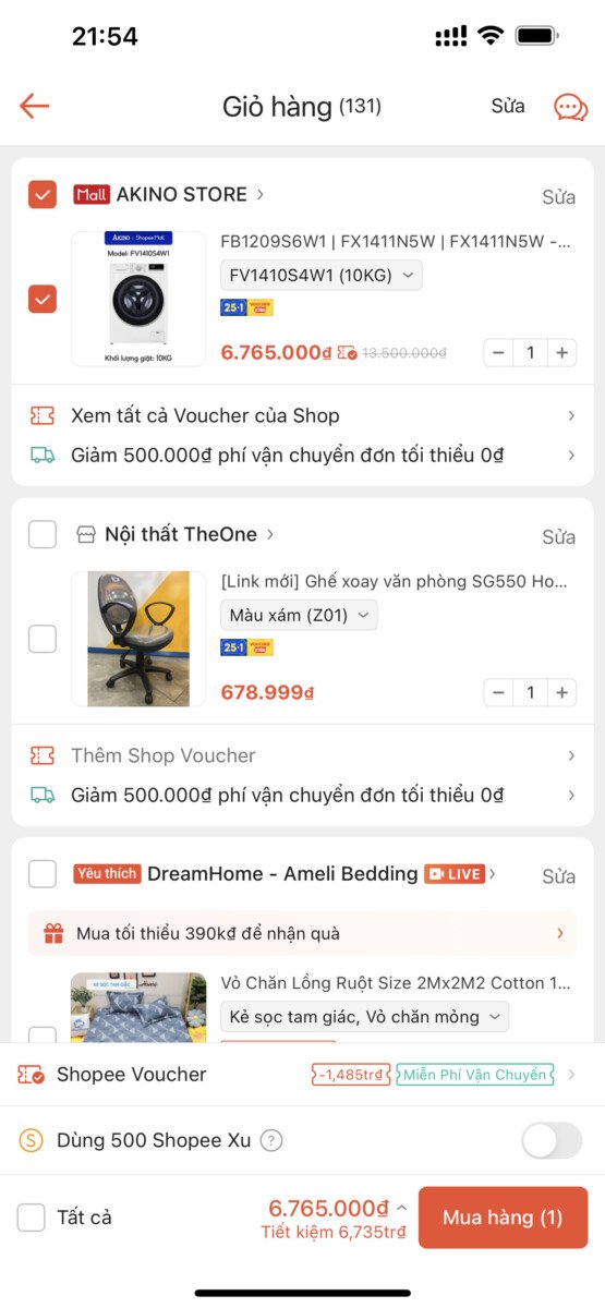 Mua Tra Gop Shopee